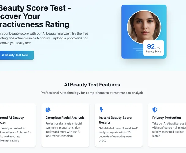 AI Beauty Rating