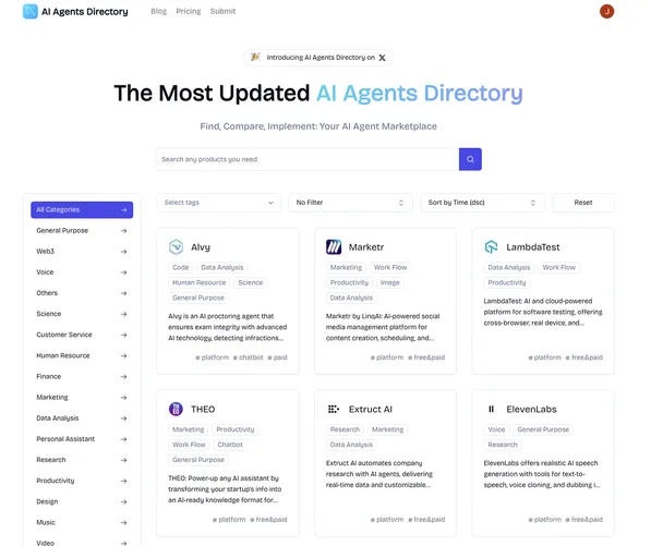 AI Agents Directory