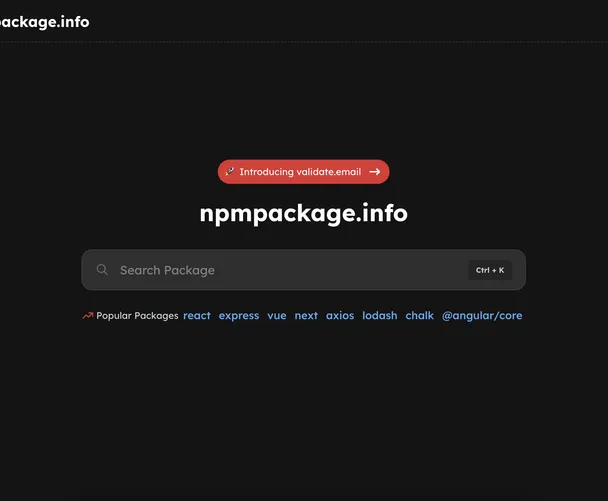 npmpackage.info