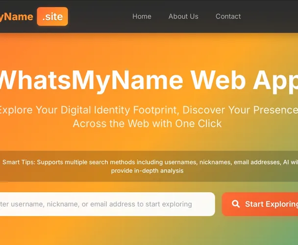 WhatsMyName Web App