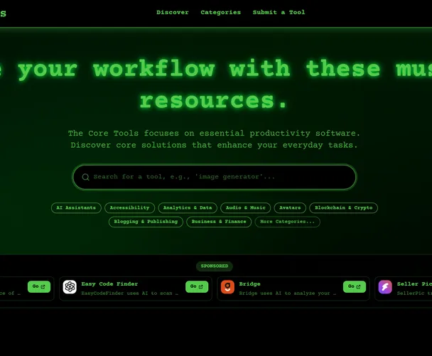 The Core Tools