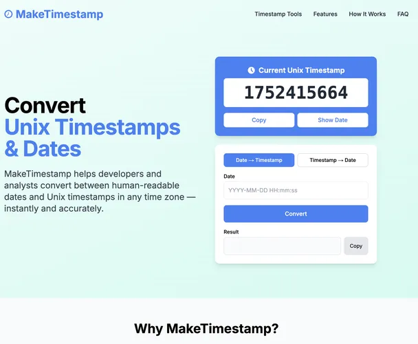 Make Timestamp