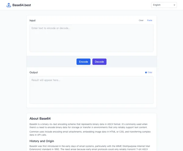 Base64 encoder