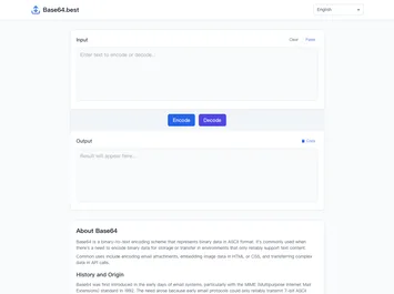 Base64 encoder