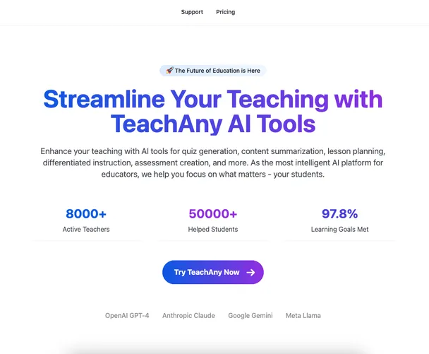 TeachAny