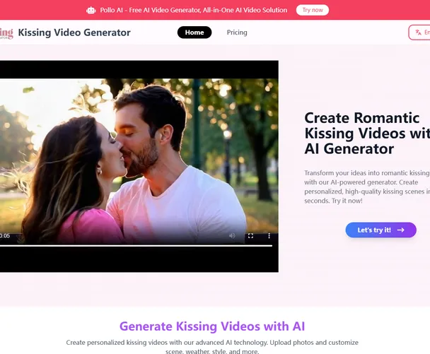 Kissing Video Generator
