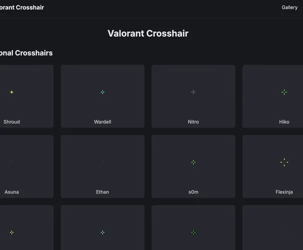 Valorant Crosshair