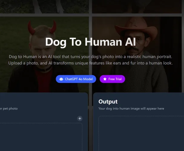 ai dog to human