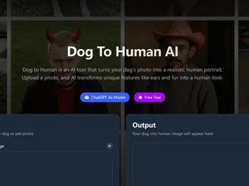 ai dog to human