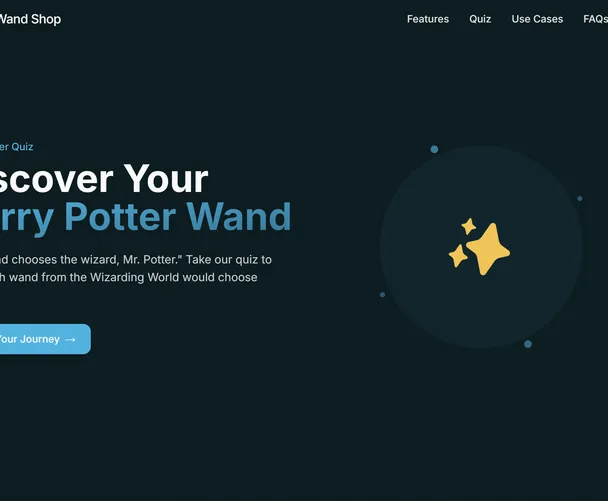 Harry Potter Wand Quiz
