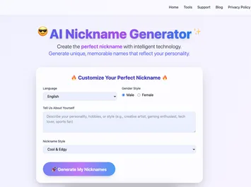 AI Nickname Generator