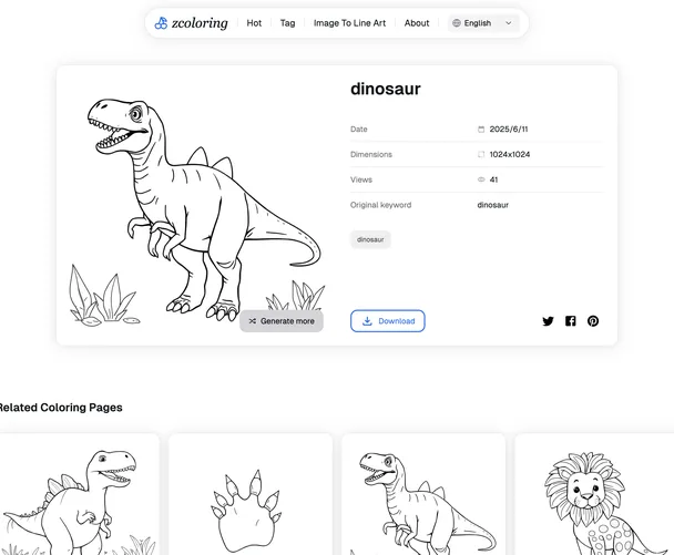 Free Ai-powered Coloring Pages Generator