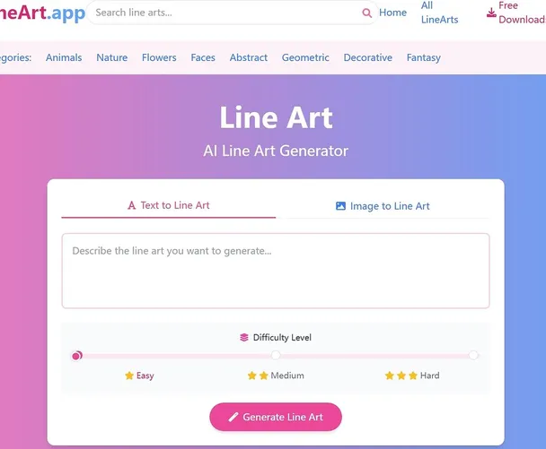 Line Art Generator