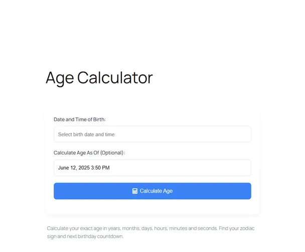 Age Calculator