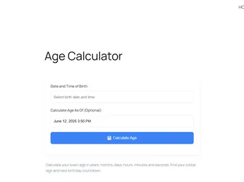 Age Calculator