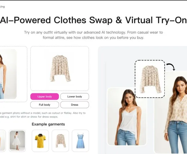 clothes swap ai