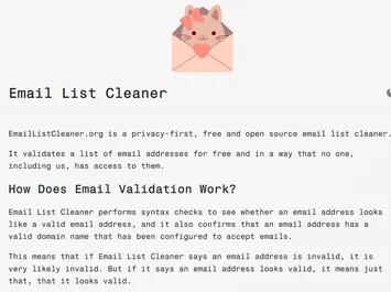 Email List Cleaner