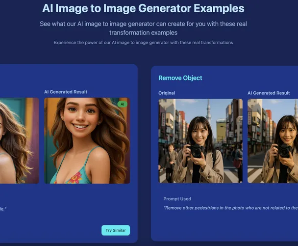 AI Image to Image Generator
