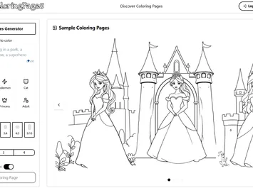 AI Coloring Pages Generator
