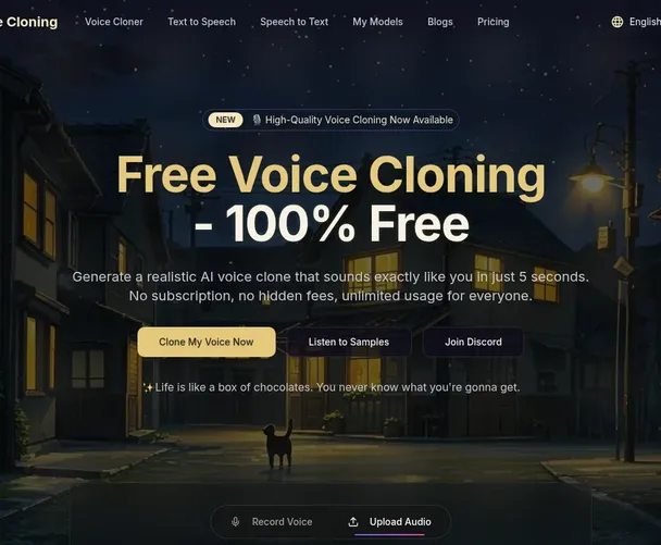 Free Voice Cloning