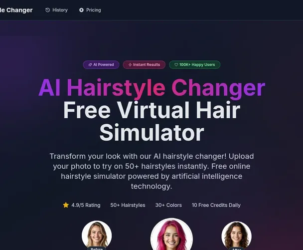 AI Hairstyle Changer