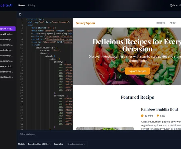 DeepSite AI