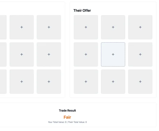 Grow a Garden Trade Value Calculator