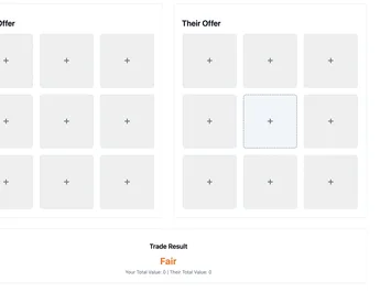 Grow a Garden Trade Value Calculator